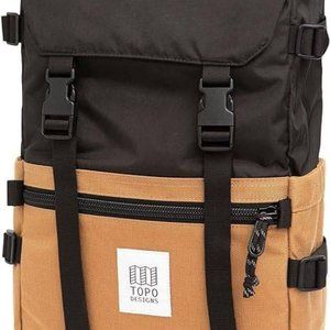 Topo Designs Rover Backpack (Black & Khaki)